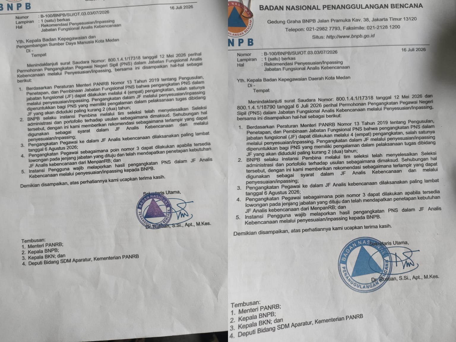 Diduga Ada Diskriminasi di BPBD Kota Medan